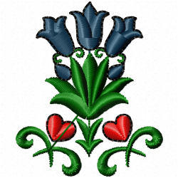 Flowers Embroidery Design 9